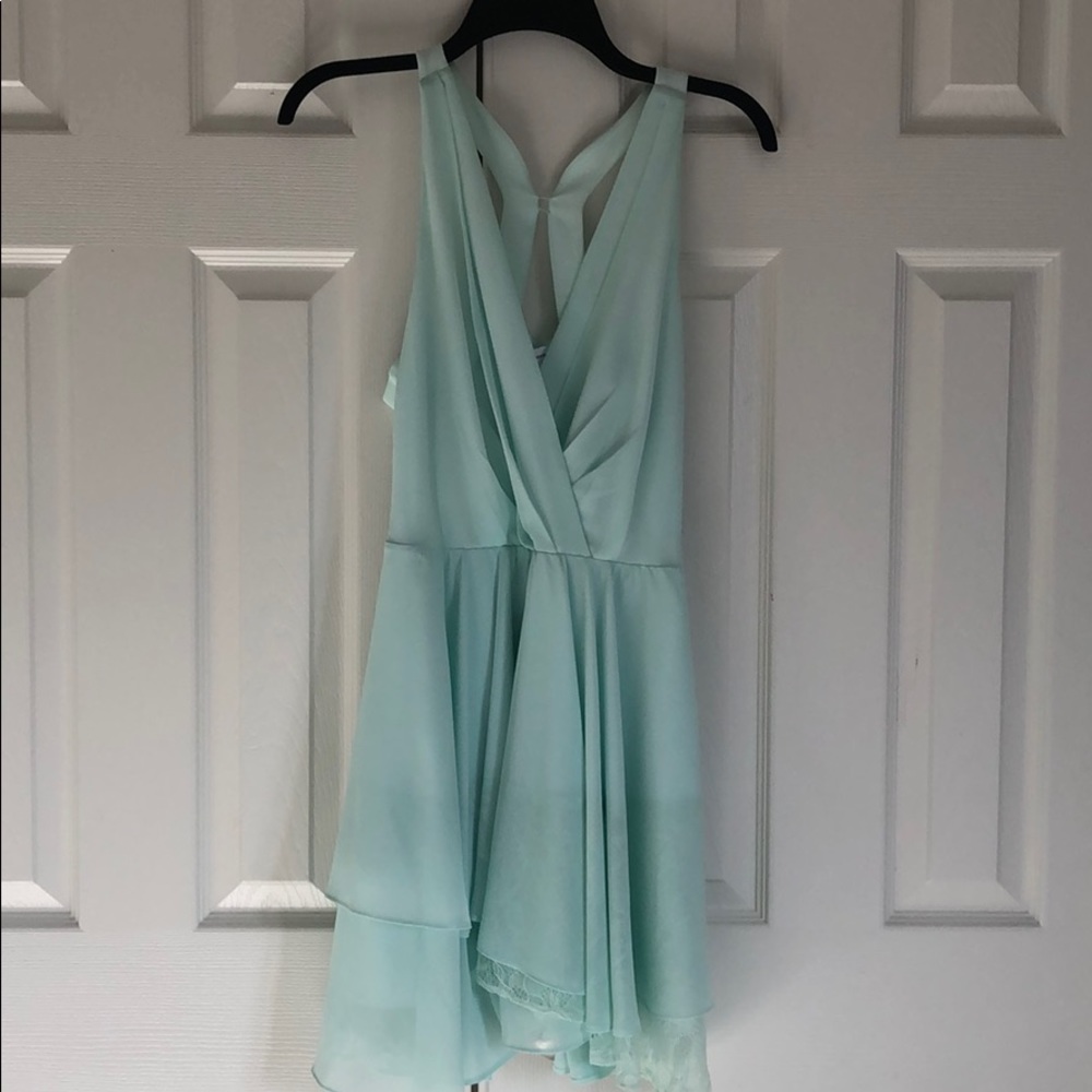 Mint green BCBG short dress